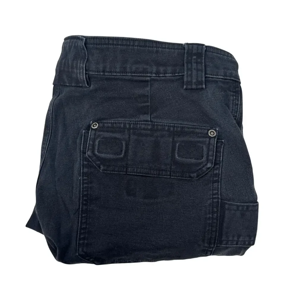Duluth Trading Flex Fire Hose 36x29 Black Standard‎ Fit Cargo Jeans